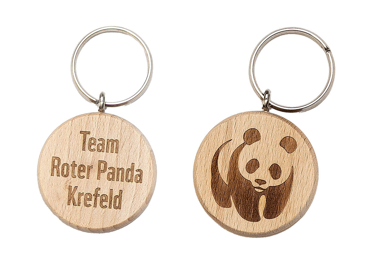 Schlüsselanhänger „Team Roter Panda Krefeld“