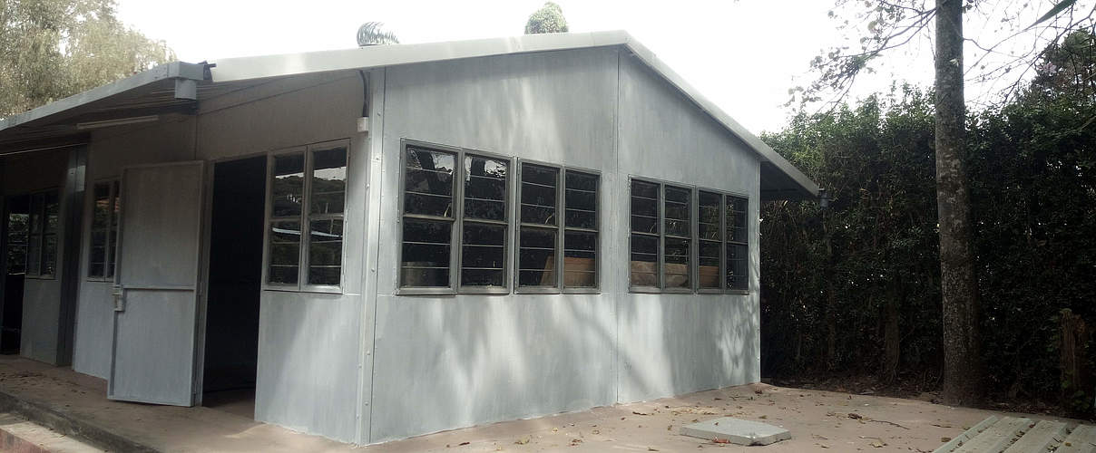 So werden die neuen Ranger-Stationen aussehen © Steel Structures Ltd, Kenya