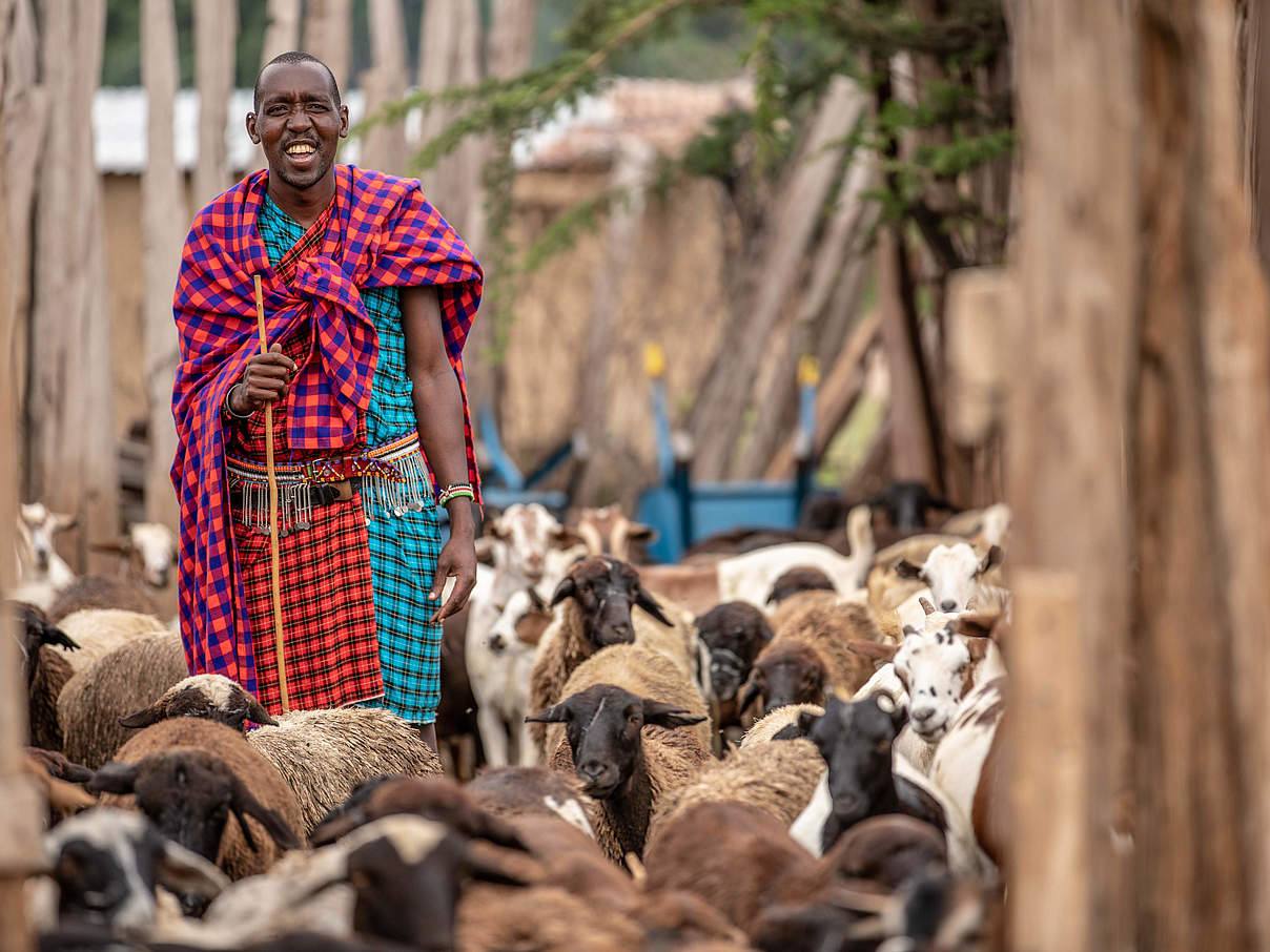 Die Landeigner in Kenia werden aktiv an der nachhaltigen Gestaltung ihrer Heimat beteiligt © Austine Okande 