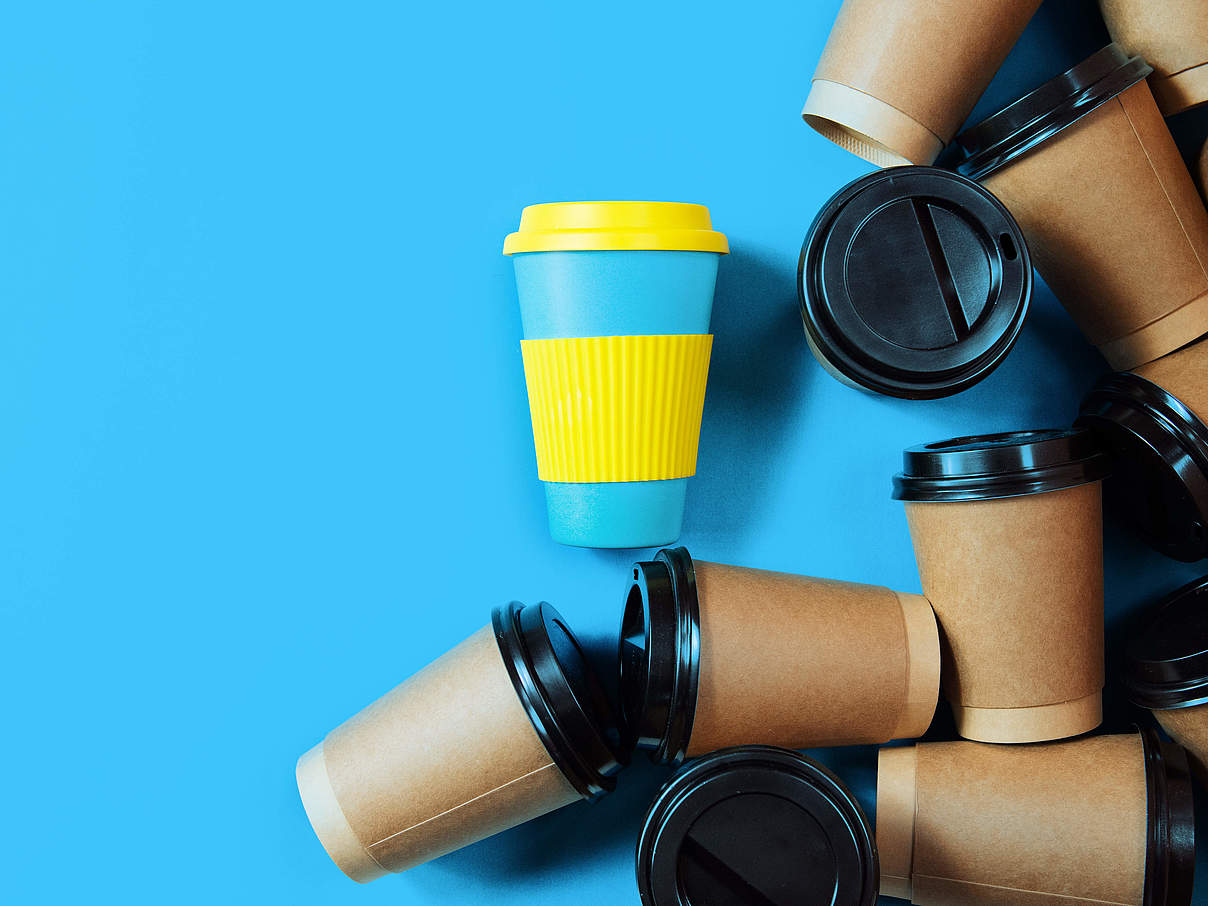 Mehrwegbecher sollen Einwegbecher ersetzen © GettyImages