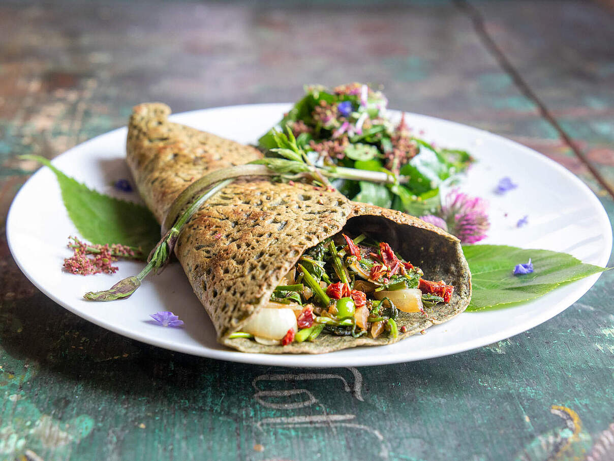 Mit Wildpflanzen kochen © Gauthier Saillard