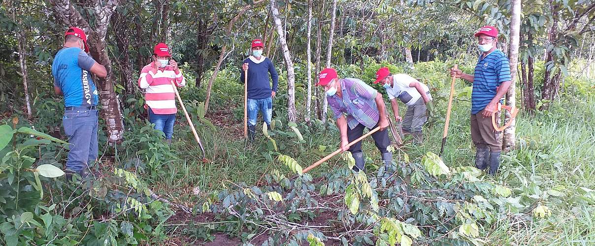 Brandschutz-Training in Zeiten von Corona © WWF-Colombia