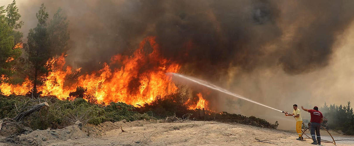 Waldbrände in der Nähe von Manavgat in der Türkei © imago images / Depo Photos