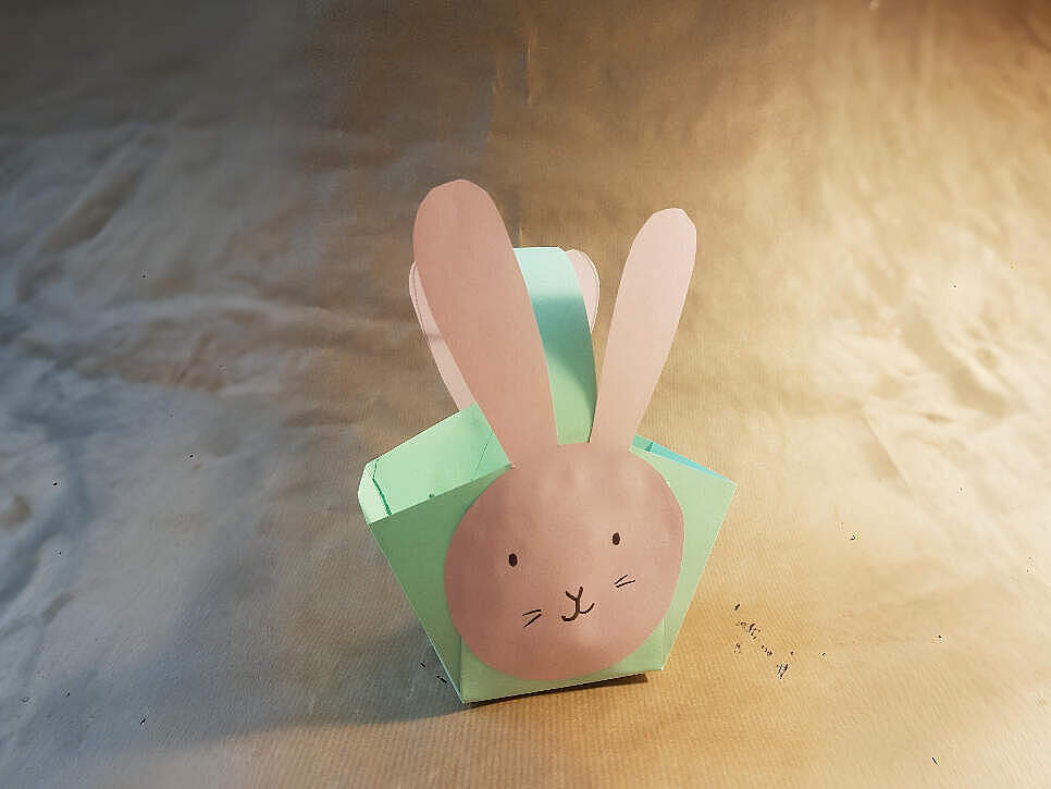 Osterkörbchen basteln