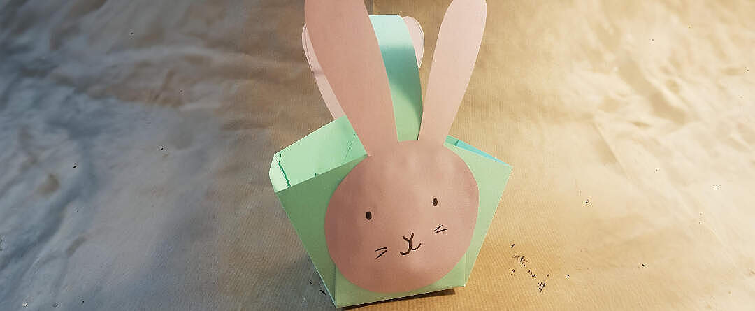 Osterkörbchen basteln