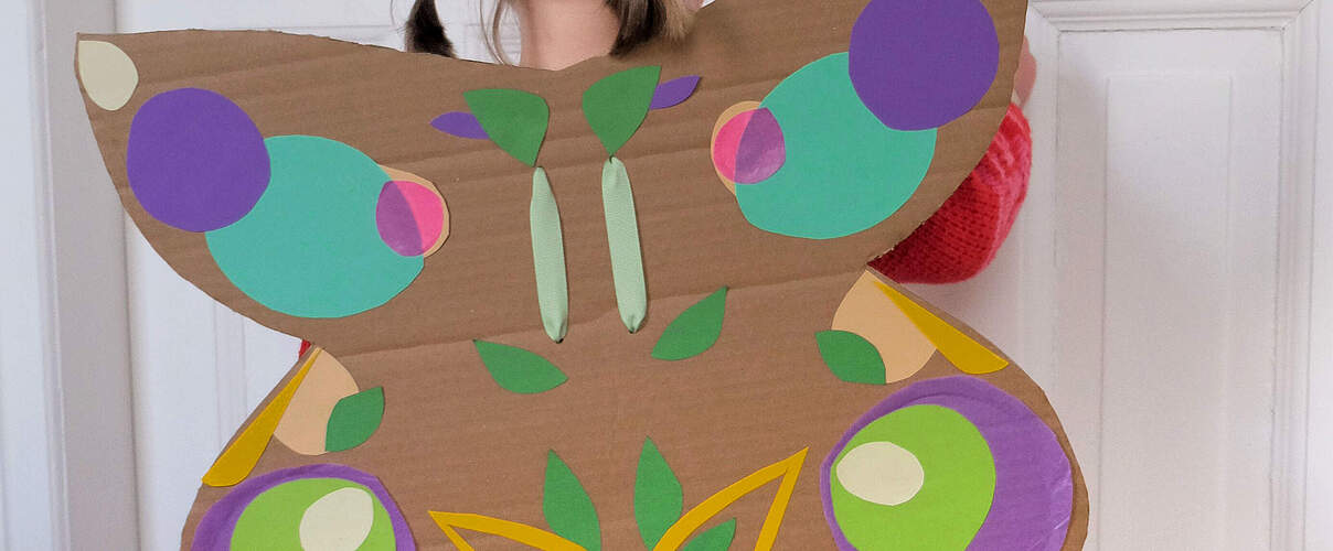 Schmetterlingsflügel basteln 