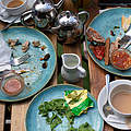 Beim Essen bleiben häufig Reste übrig © David Bebber / WWF-UK