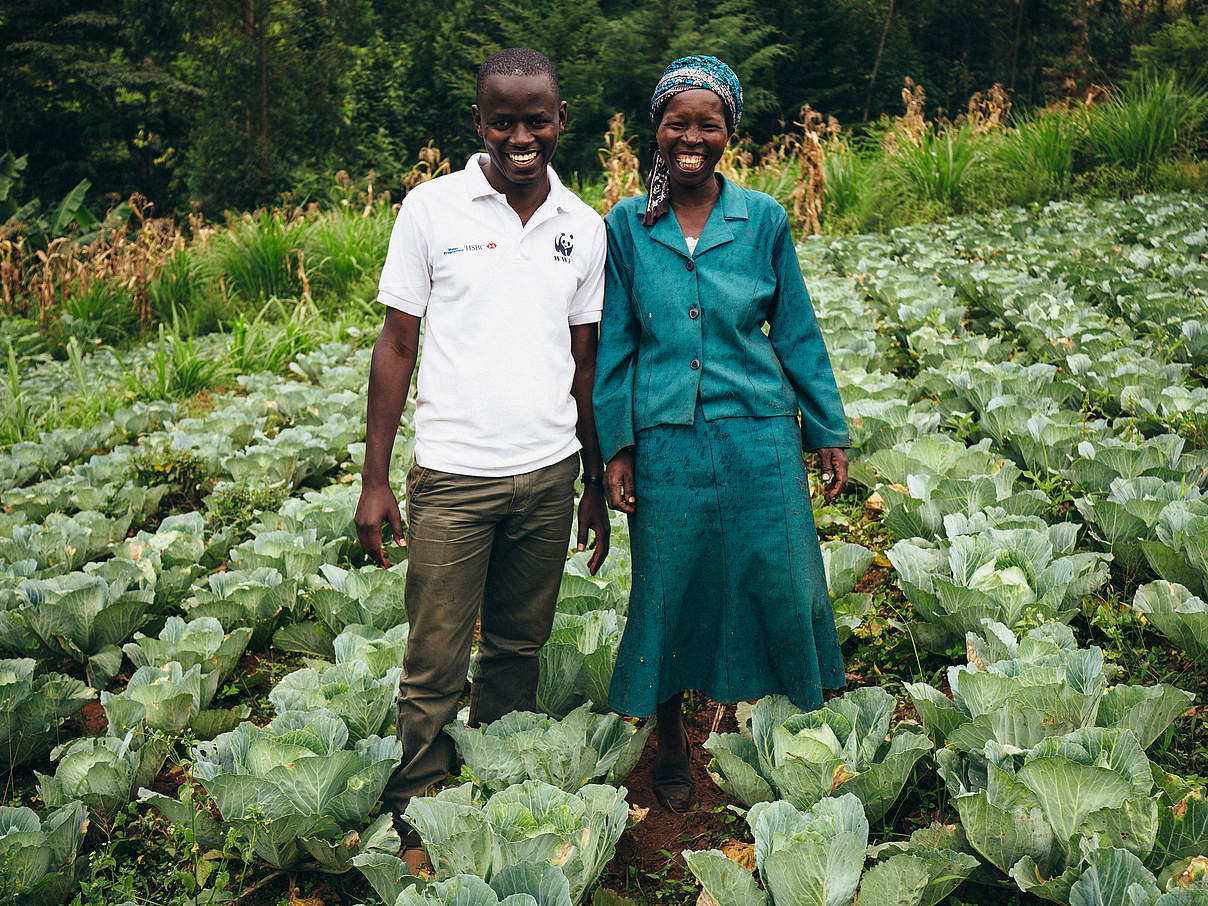 Nachhaltige Landwirtschaft in Kenia © Jonathan Caramanus / Green Renaissance / WWF-UK 