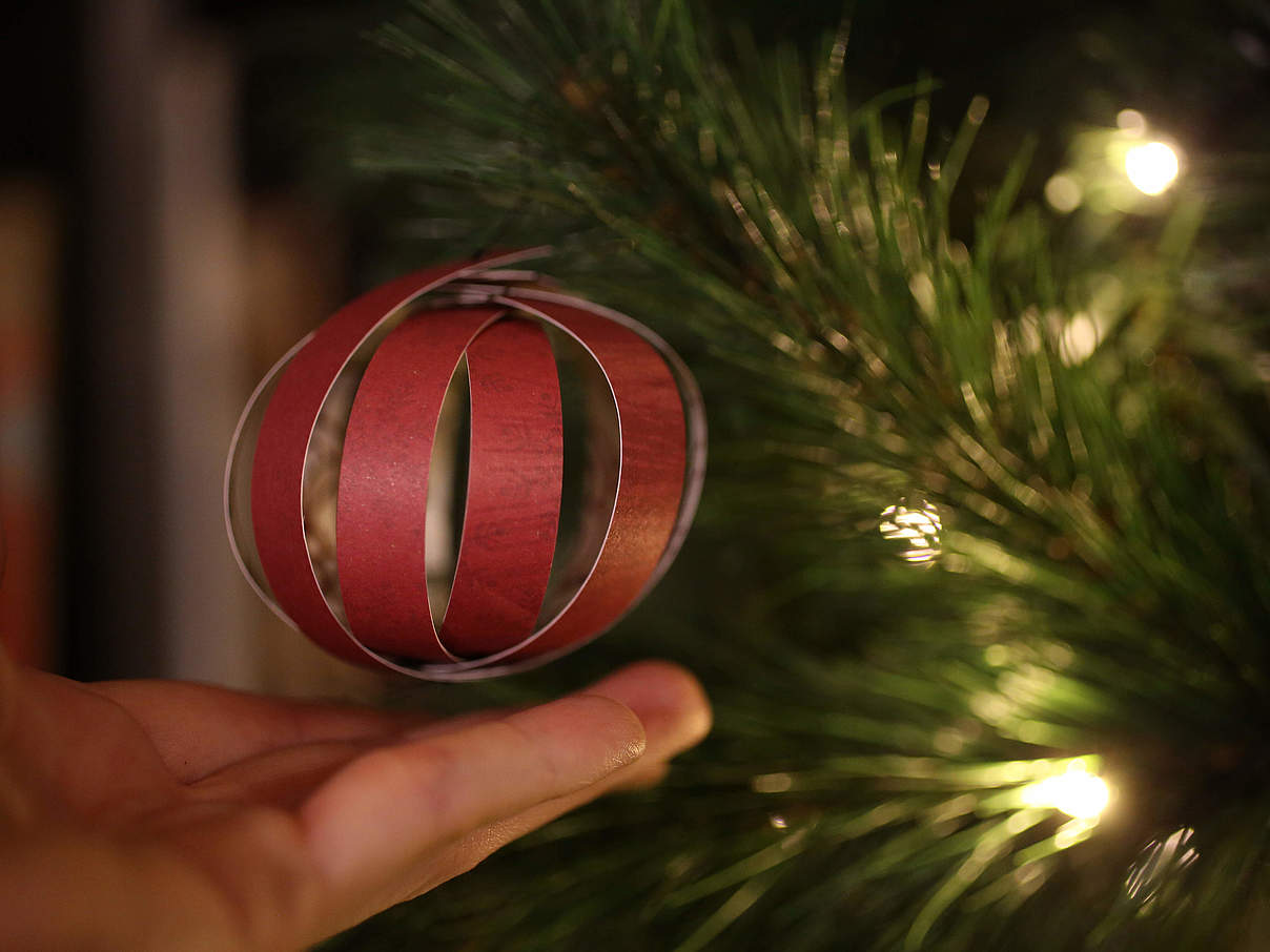 Umweltfreundlicher Weihnachtsschmuck © Suzie Hubbard / WWF-UK