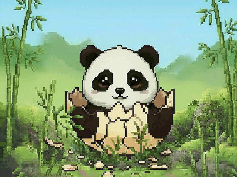 Rette den Panda mit den WWF Gotchies
