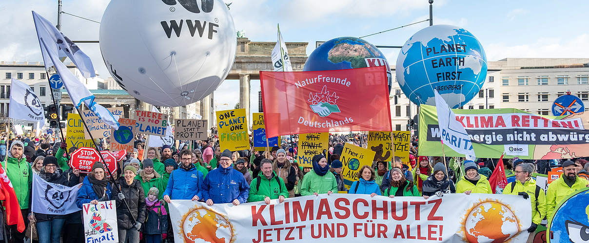 Fridays for Future Klimademo in Berlin © Alexander Paul Brandes / WWF