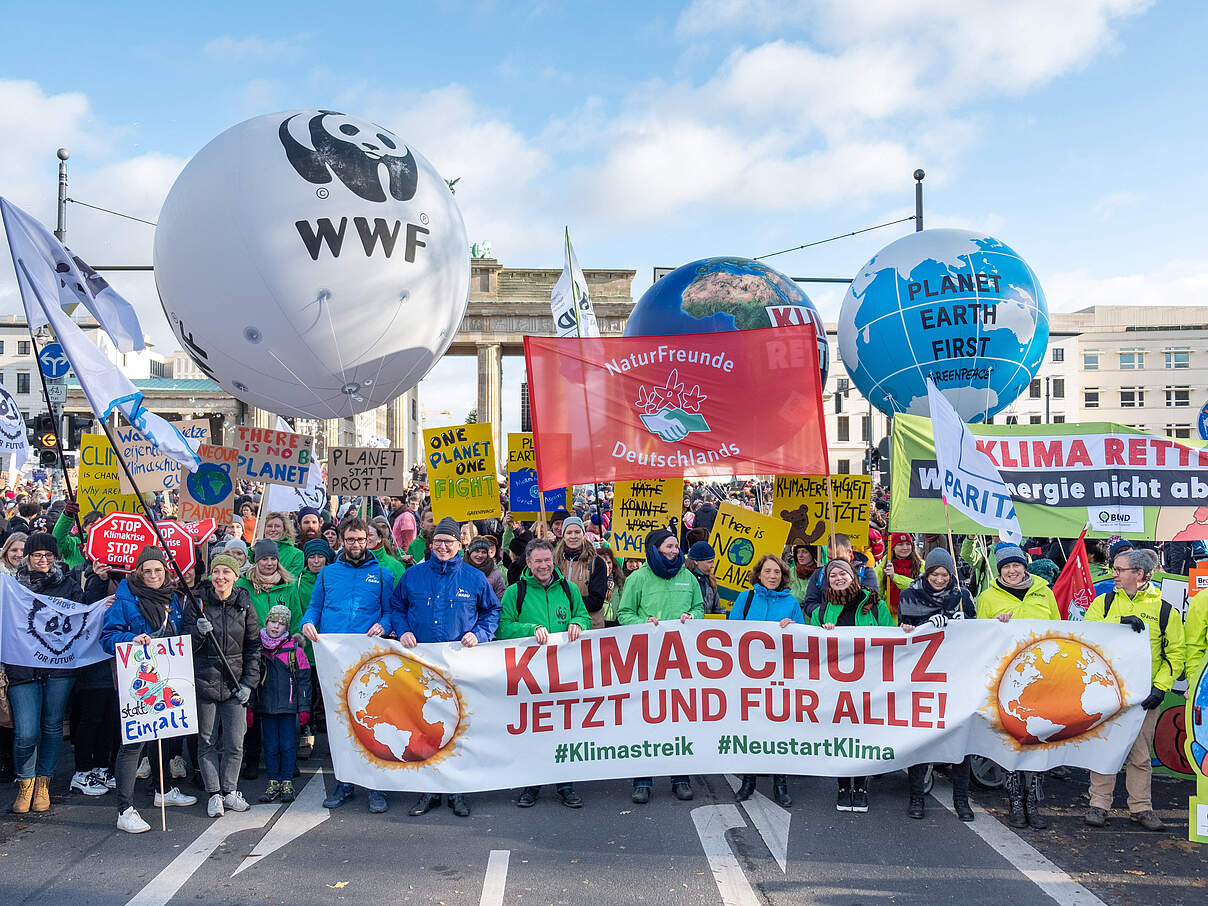 Fridays for Future Klimademo in Berlin © Alexander Paul Brandes / WWF
