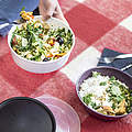To-Go Essen in Mehrwegbehältern © LIFE e.V.