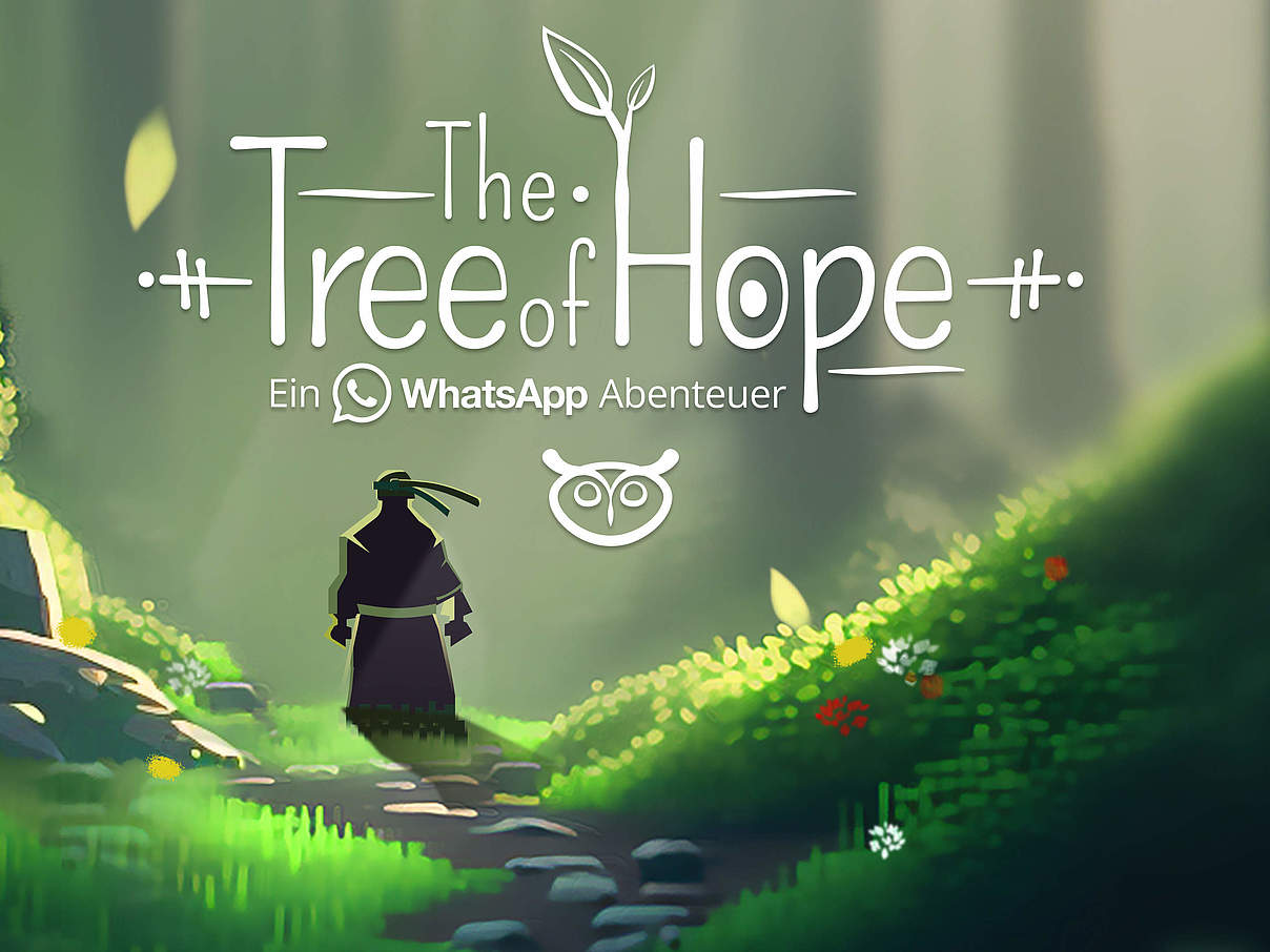 Tree of Hope. Das weltweit erste WhatsApp-Spiel des WWF © WWF Deutschland