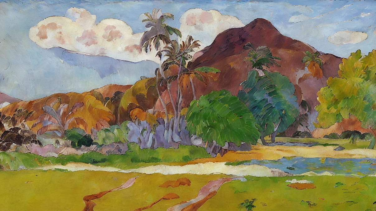 Climate Realism / Gaugin / Tahiti 2100 mittlere Emissionsbegrenzung © WWF