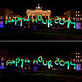 Am 29. März 2014 fand die achte Earth Hour statt - auch am Brandenburger Tor © Kay Herschelmann / WWF