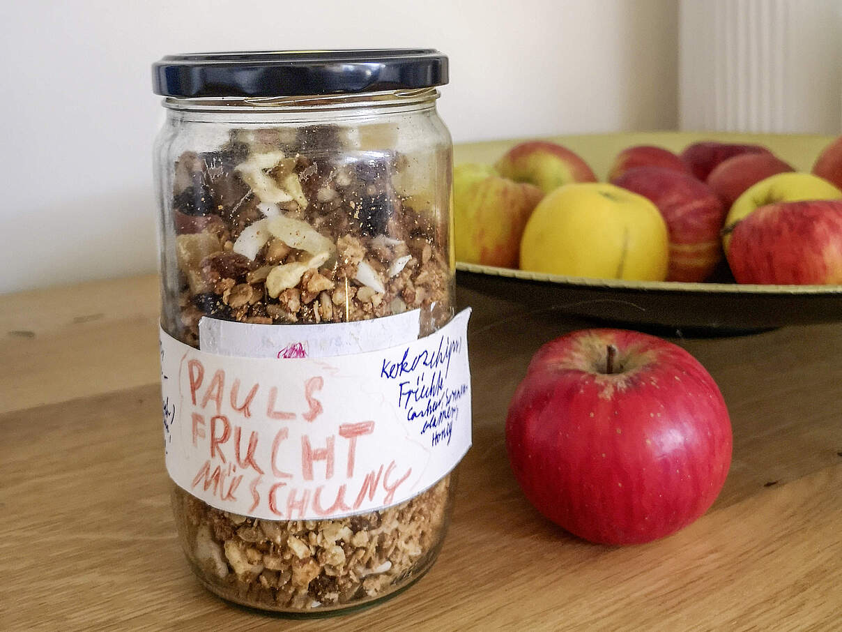 Selbst gemachtes Knuspermüsli