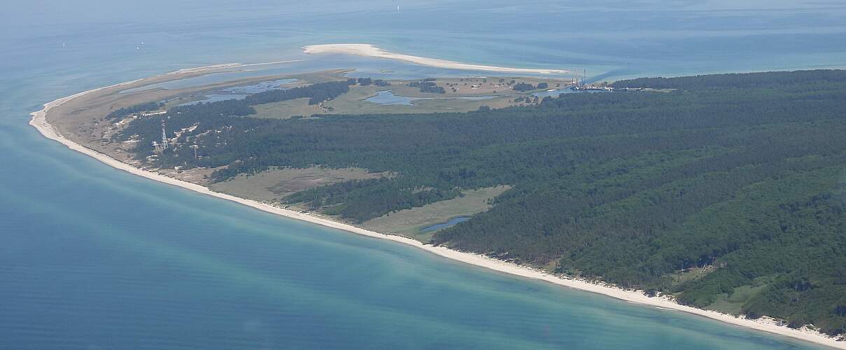 Luftbild vom Darßer Ort 