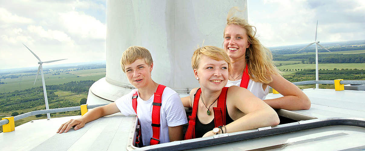 Jugendliche beim 2°Campus © WWF / Arnold Morascher