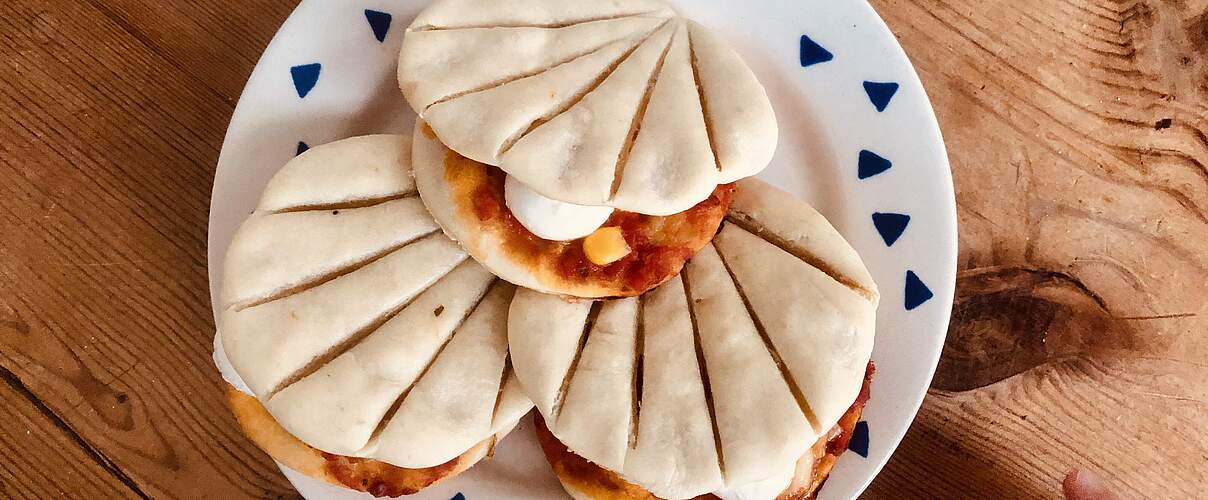 Mini-Pizza-Muscheln
