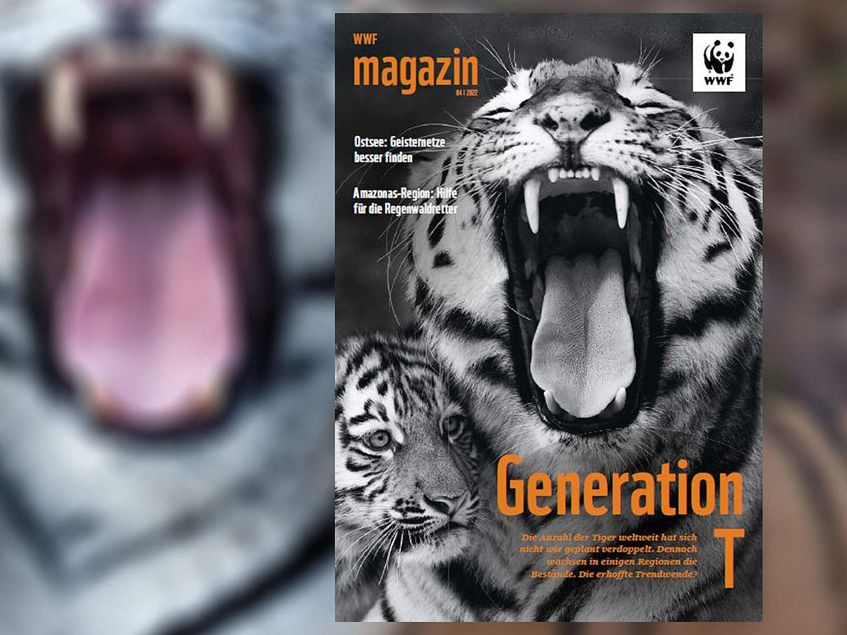 Titel des WWF Magazin 04/2022 © Wittek / mauritius images
