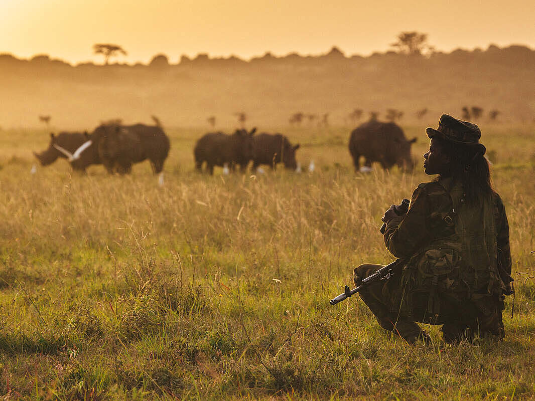 Rangerin in Kenia 