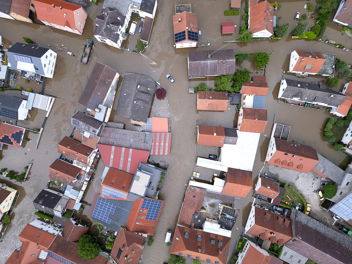 Hochwasser in Süddeutschland © picture alliance/dpa | Sven Hoppe