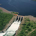 Der Itezhi-tezhi-Staudamm im afrikanischen Sambia © Sarah Black / WWF
