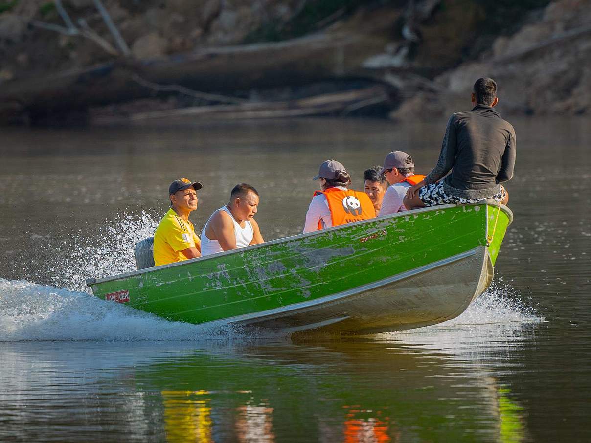 Auf dem Guaviare © Jorge E. García Melo / UniIbagué / WWF Colombia 