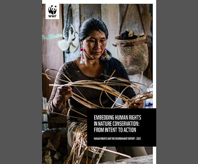 Titel des Human Rights and The Environment Report 2022 © wwf