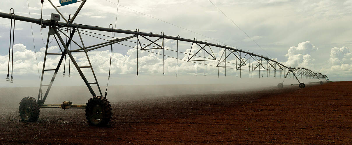 Bewässerungsanlage in Brasilien © Peter Caton / WWF UK