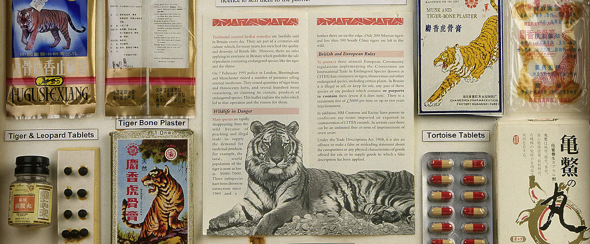 Tigerprodukte © Edward Parker / WWF