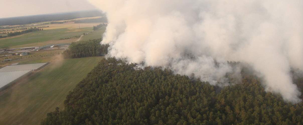 Rauchschwaden über Brandenburg © Stiftung Naturlandschaften Brandenburg