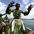 Fischer aus Fidschi in traditioneller Tracht © Brent Stirton / GettyImages