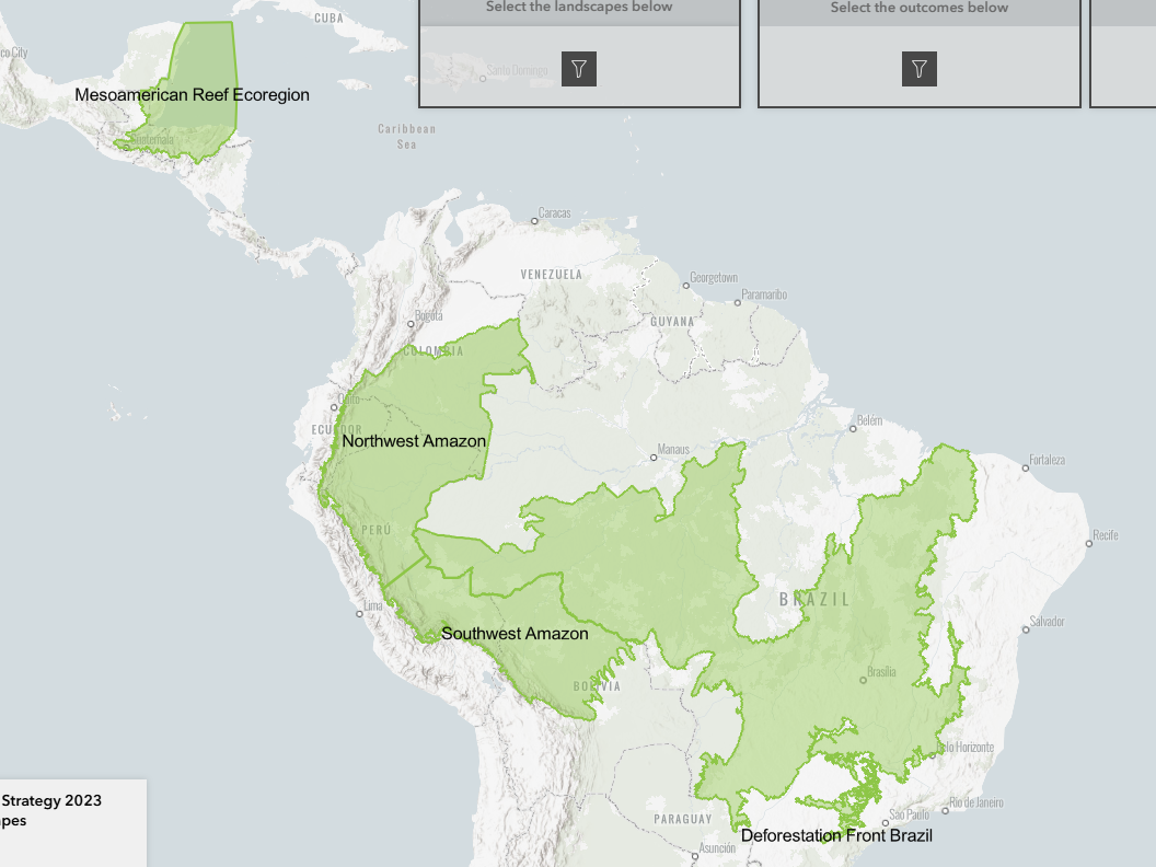 Die Schutzgebiete des Nordamazonas.