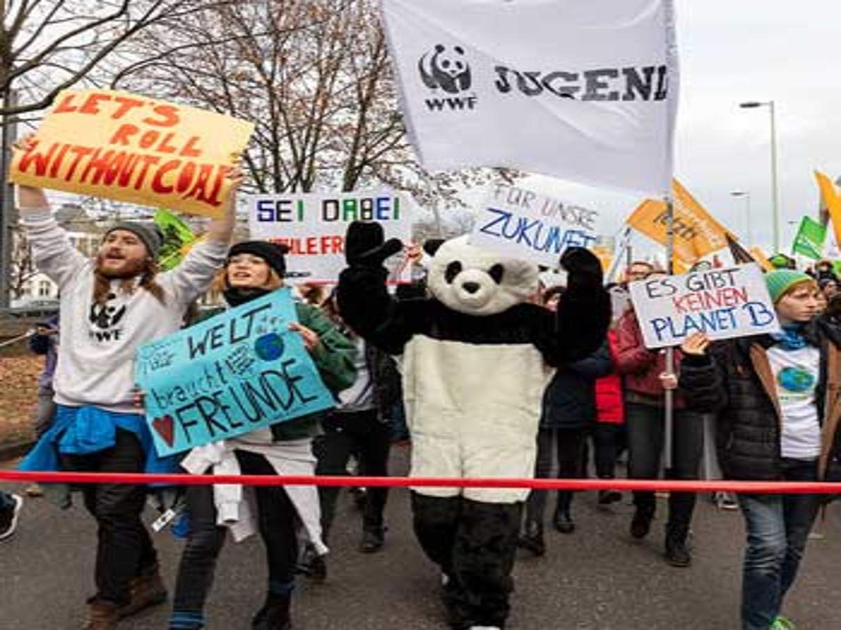 Zur COP haben Tausende Menschen besseren Klimaschutz gefordert (c) Mira Unkelbach/WWF