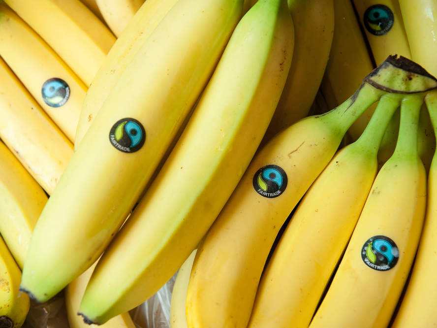 Fairtrade-Bananen © WWF / Richard Stonehouse