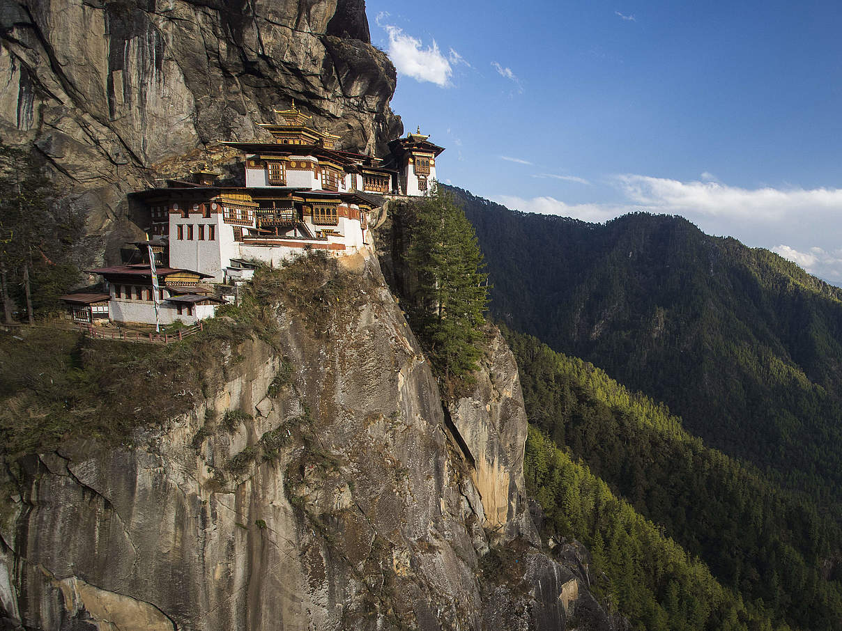 Paro Taktsang-Kloster in Bhutan © Emmanuel Rondeau / WWF-UK 