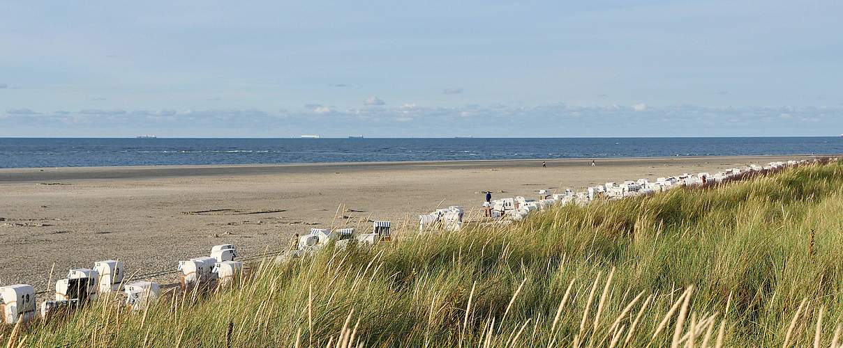 Strandkörbe auf Spiekeroog © Hans-Ulrich Rösner / WWF