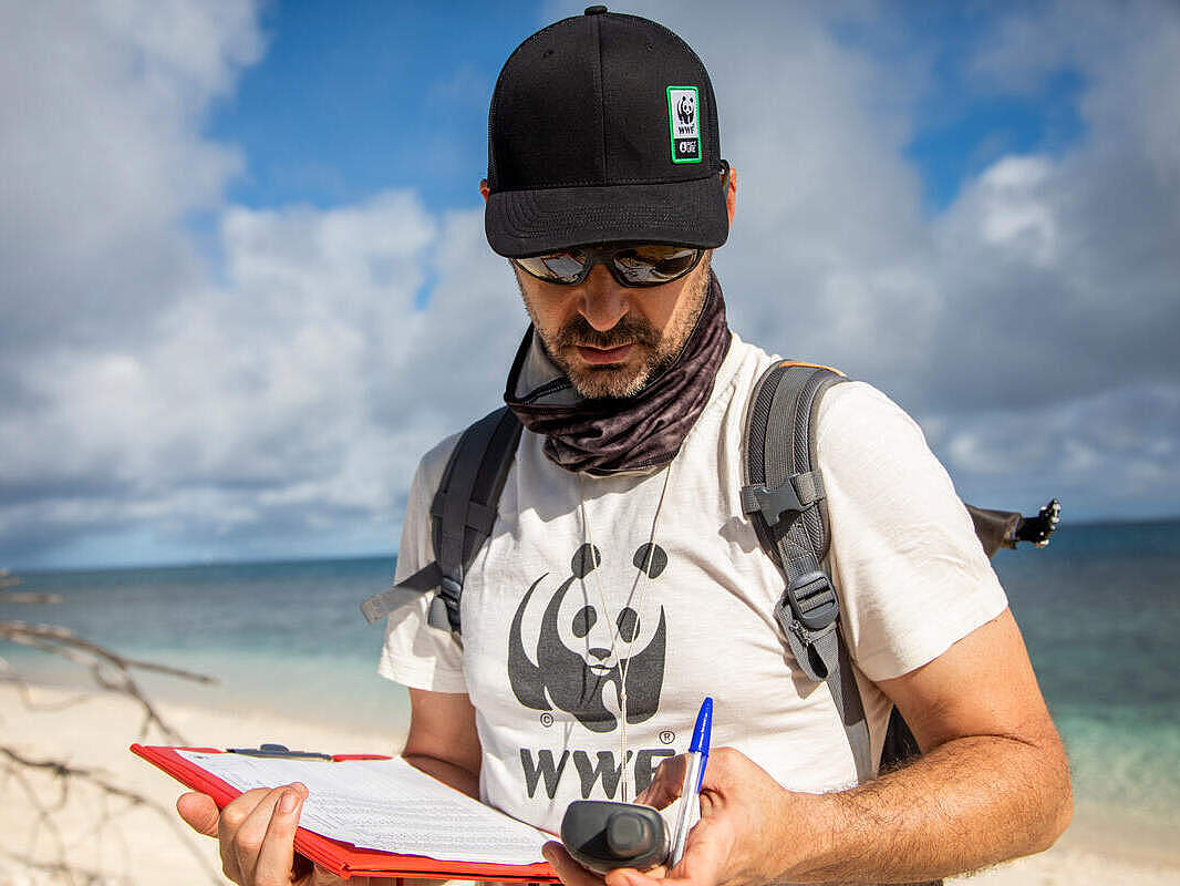 Datenerhebung durch WWF-Mitarbeiter 