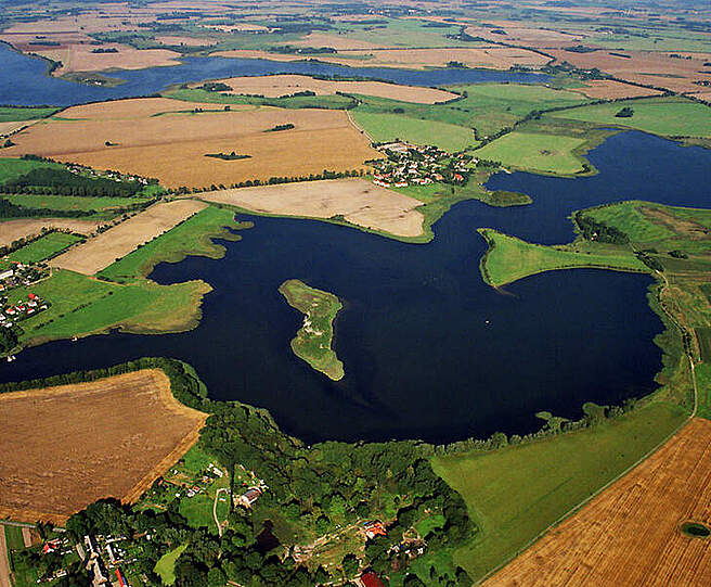 Luftaufnahme Greifswalder Bodden © Alexander Wieme / WWF