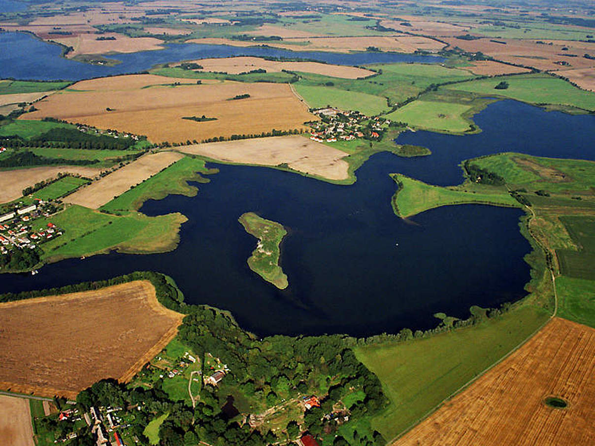 Luftaufnahme Greifswalder Bodden © Alexander Wieme / WWF