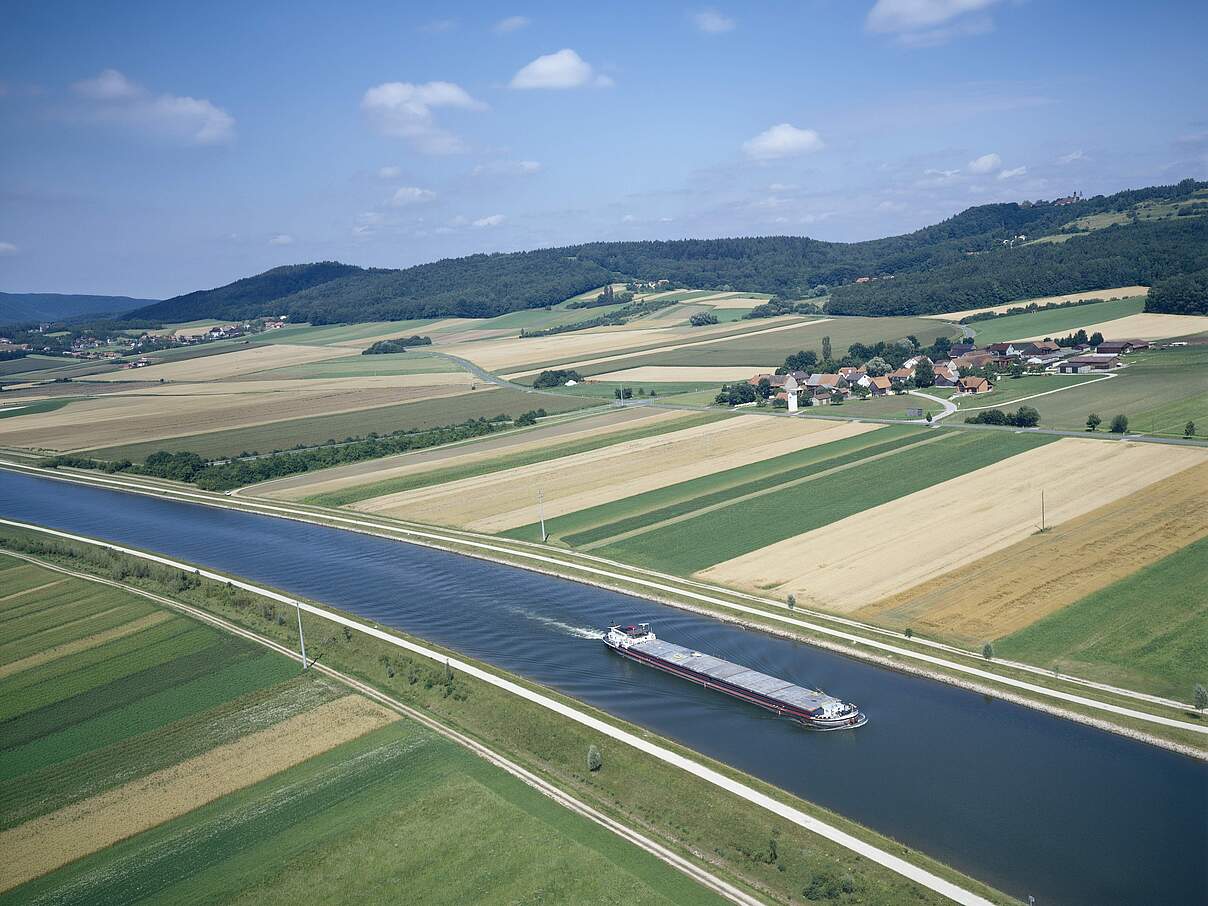 Begradigter Fluss