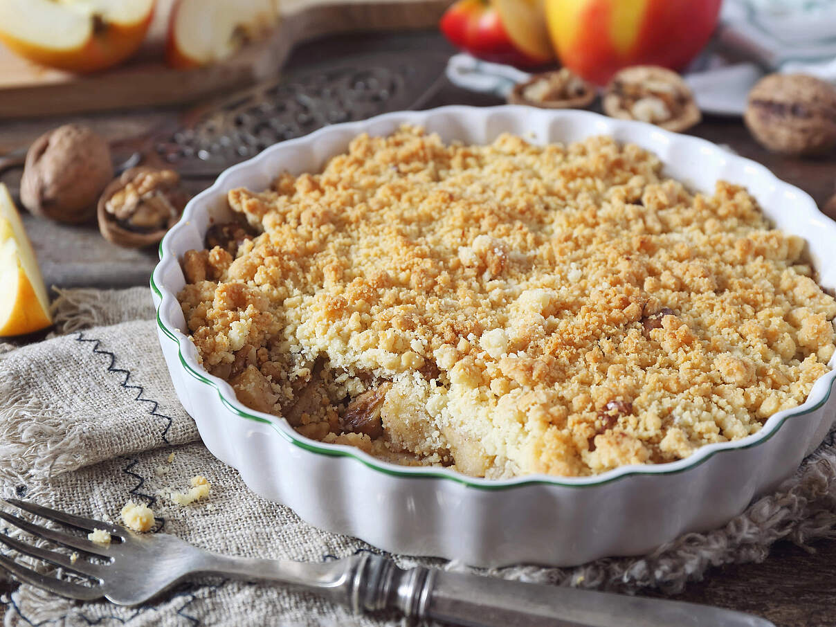 Apfel-Crumble