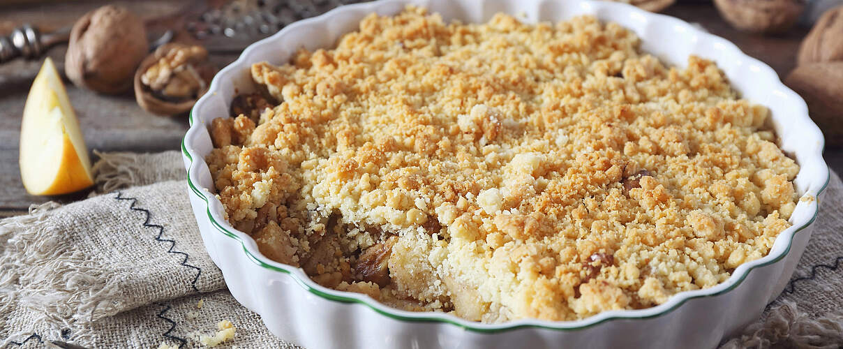 Apfel-Crumble