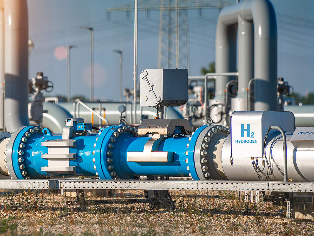 Pipeline zur Erzeugung von Wasserstoff © audioundwerbung / iStock / Getty Images