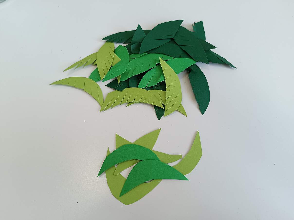 Palmenkegeln-Spiel basteln