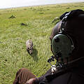 Ein Ranger auf einem Patrouillenflug © Richard Edwards / WWF UK