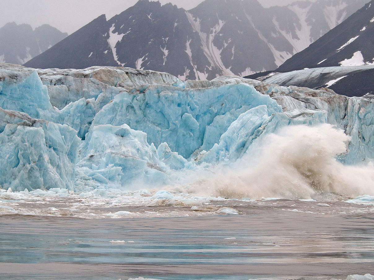 Eisschmelze im norwegischen Spitzbergen © Steve Morello / WWF