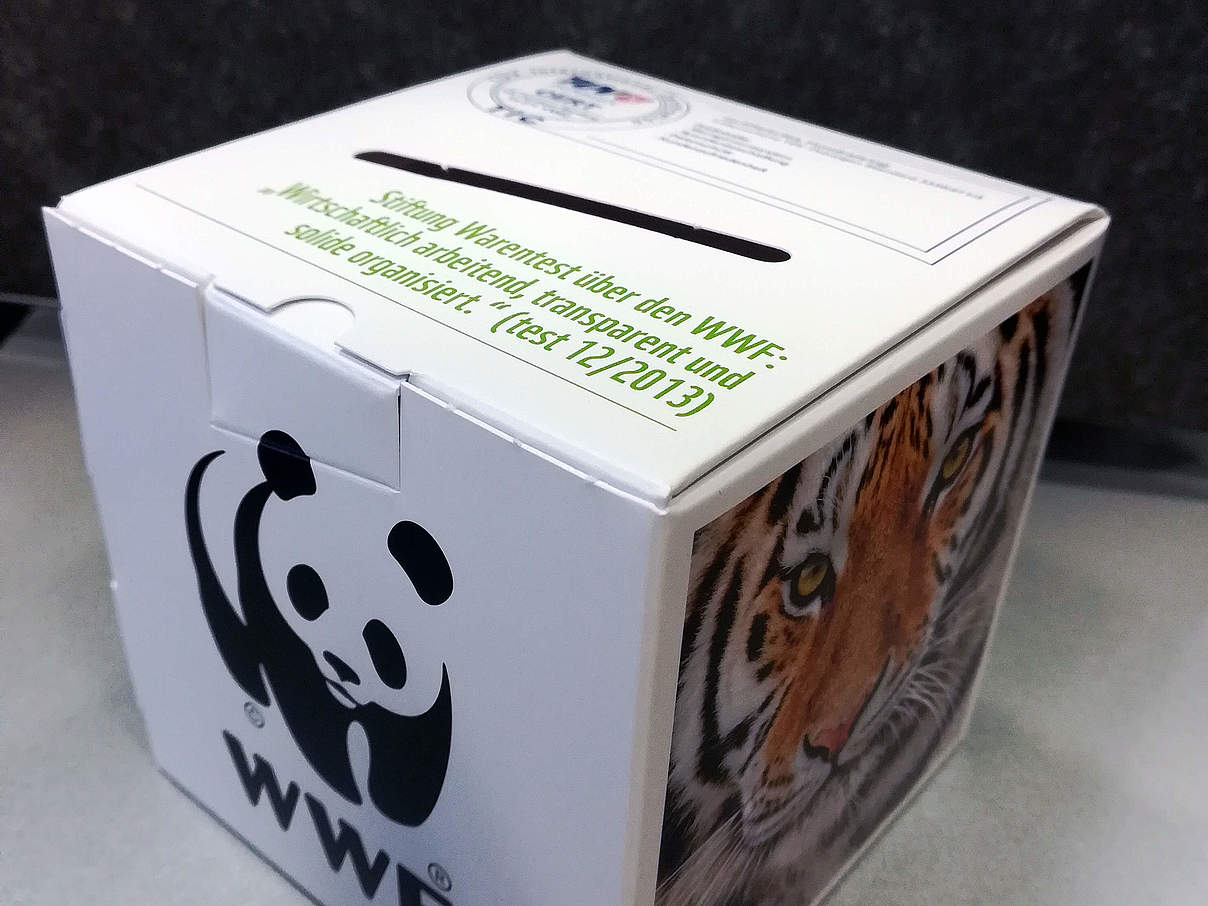 Spenden-Sammelbox © wwf